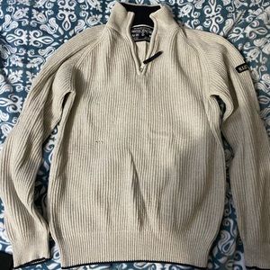Nautical quarter zip sweater